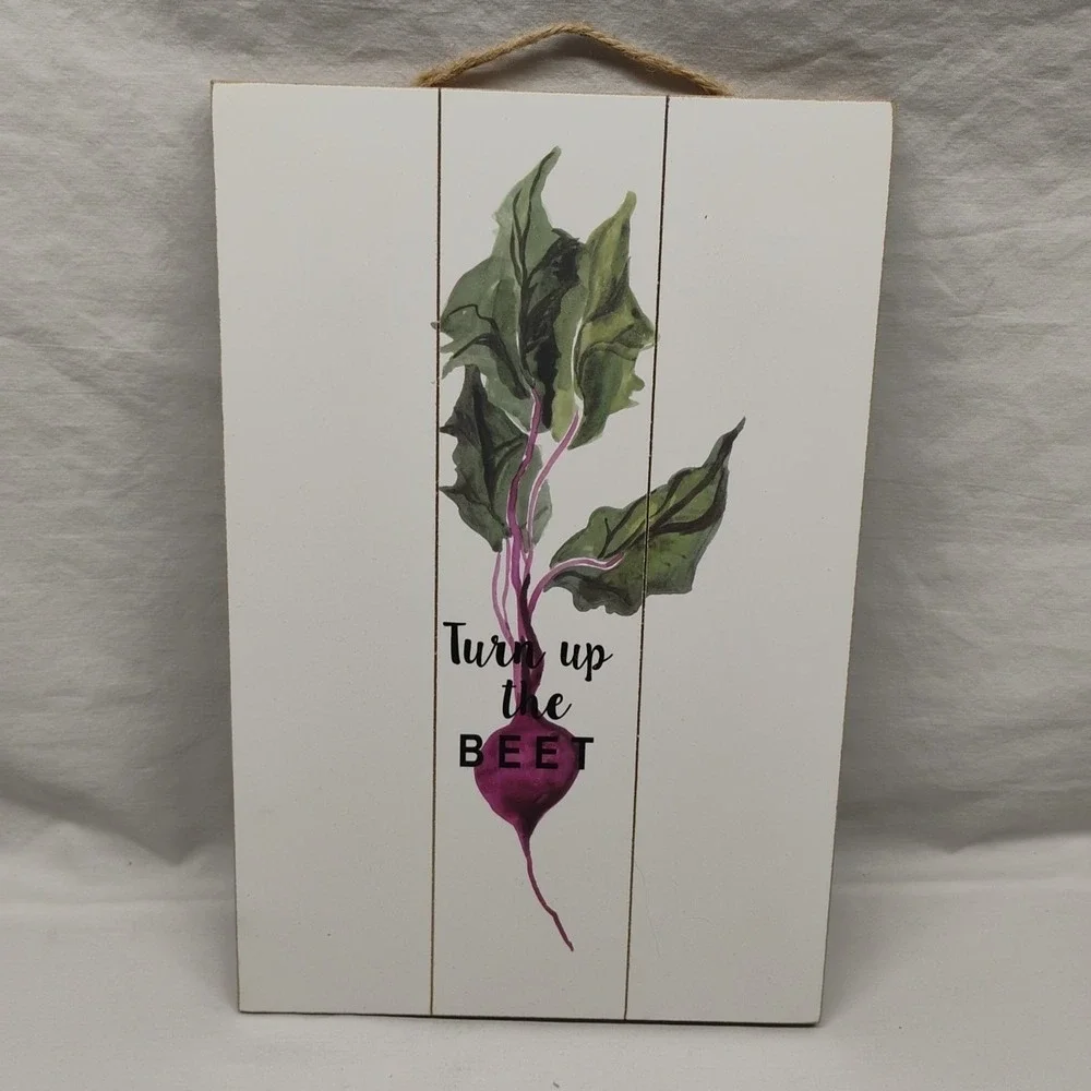 Simply Spring‎ Wood Wall Decor Heather Myers Gardening Humor 4pc Set Oh Kale Yes